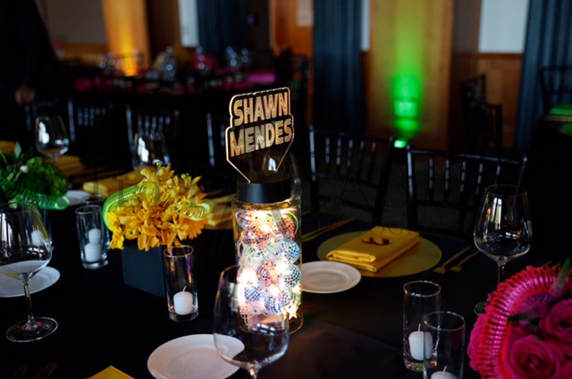 24 Pop Star Name LED Signs for Bat Mitzvah