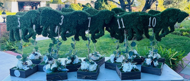 Horse Topiaries